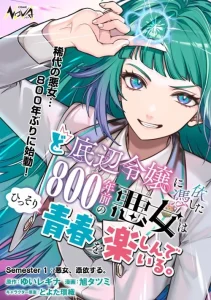 Cover Doteihen Reijou ni Hyoui Shita 800-nen Mae no Akujo wa Hissori Seishun o Tanoshinde Iru