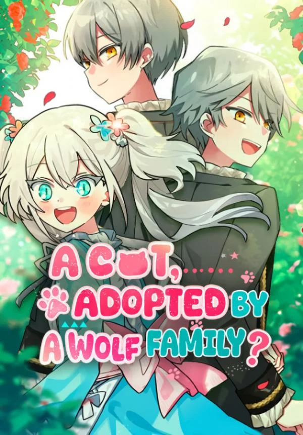 It’s a Cat, Adopted by a Wolf Family?