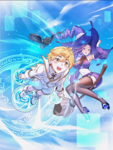 Cover Learning Magic in Another World